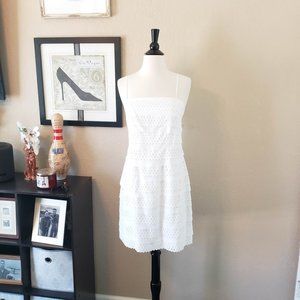 Suzi Chin for Maggy Boutique ~ White Tiered Dress